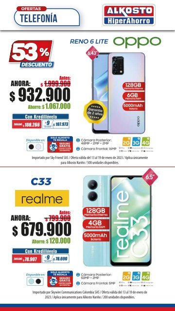 LAS OFERTAS Electrónica - del 13 al 19 de enero