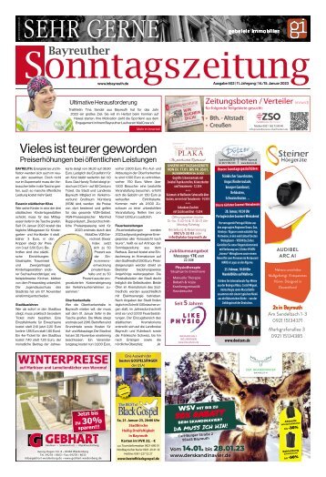 2023-01-15 Bayreuther Sonntagszeitung