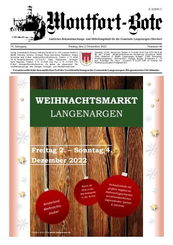 Montfort-Bote 02.12.2022