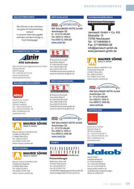 Geh- und Radwegbrücken - zeitschrift-brueckenbau Construction ...