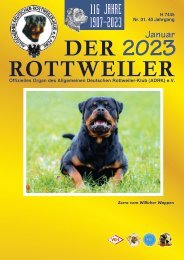 Der Rottweiler - Ausgabe Januar 2023