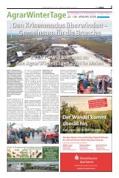 AgrarWinterTage - Eine Sonderveröffentlichung aus dem Zeitungsverlag Schenk (Journal LOKAL - Die lokale Zeitung)