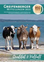 Greifenberger Mitteilungen 2023