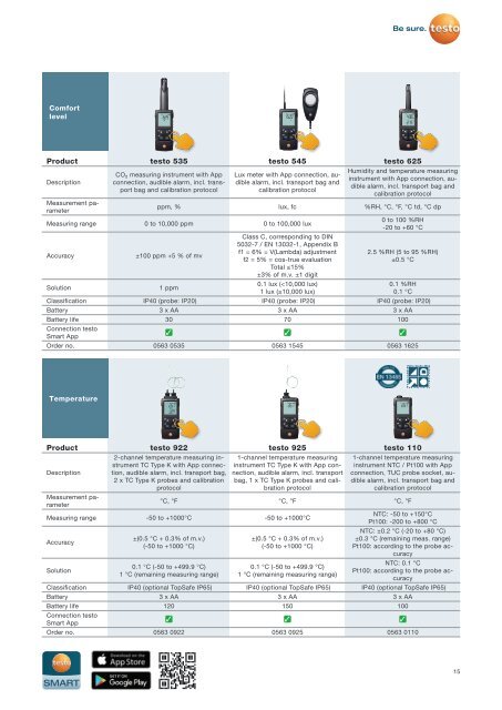 Testo UK - Compact Class Brochure (Feb 23)