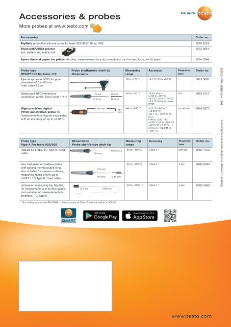 Testo UK - Compact Class Brochure (Feb 23)