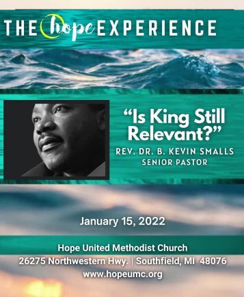 January 15, 2023 BULLETIN - 2nd Sunday After Epiphany
