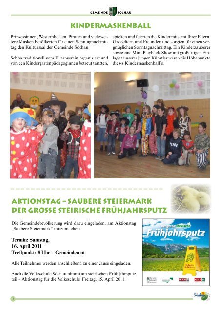 Gemeindezeitung 1/2011 (3,06 MB) - Söchau