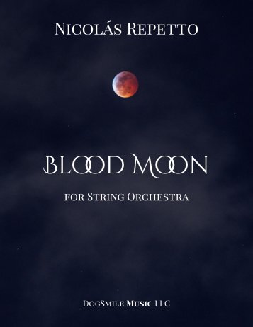 Blood Moon for String Orchestra - Complete Score & Parts