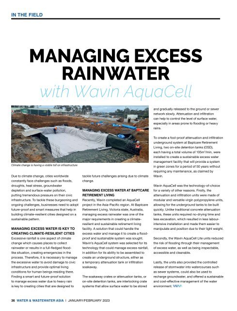 Water & Wastewater Asia January/February 2023