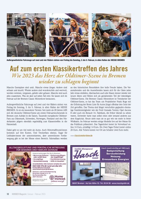 HORNER Magazin | Januar - Februar 2023