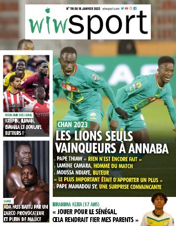 Journal wiwsport n118 - 16 janvier 2023