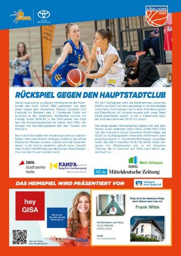 Flyer Berlin DBBL