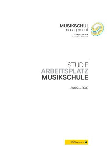 Studie Arbeitsplatz Musikschule