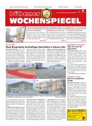 Dübener Wochenspiegel - Ausgabe 1 - Jahrgang 2023