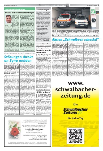 Schwalbacher Zeitung