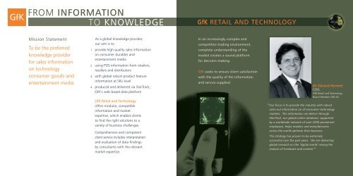 Brochure GfK Retail and Technology