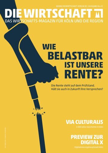 Die Wirtschaft Köln - Ausgabe 06 / 2022