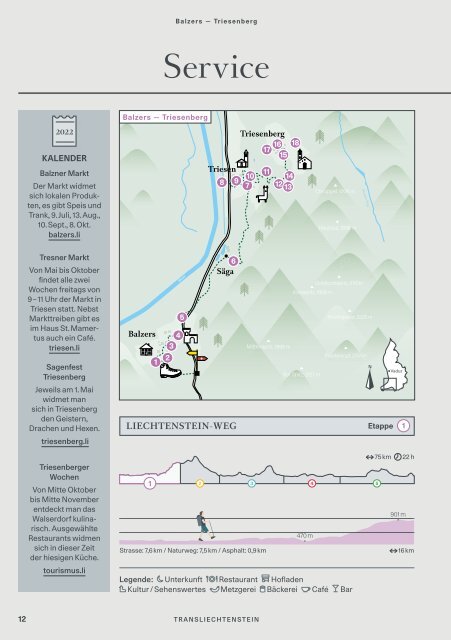 Transliechtenstein - auf fünf Etappen durchs ganze Land