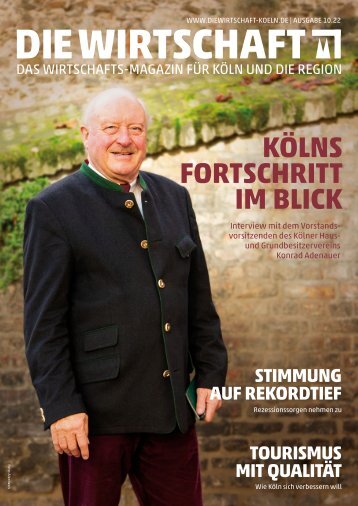 Die Wirtschaft Köln - Ausgabe 10 / 2022