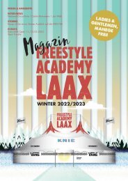 Magazine Freestyle Academy LAAX Winter 2022/23 DE