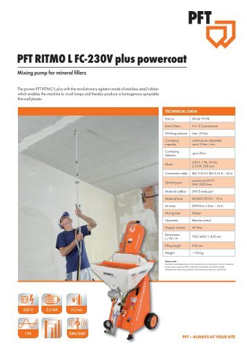 PFT RITMO L-FC-230V plus powercoat_en