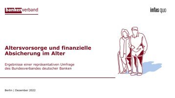 Altersvorsorge und finanzielle Absicherung im Alter 