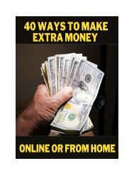 40 Ways To Make Extra Money Online Or From Home