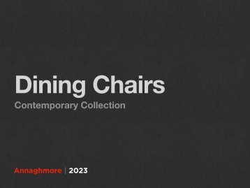 JADE NOAH OLIVER BLAKE CHAIRS