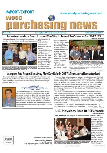 Import:Export Wood Purchasing News - February/March 2017