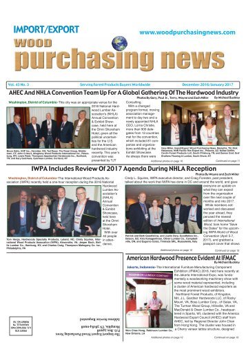 Import:Export Wood Purchasing News - December 2016/January 2017