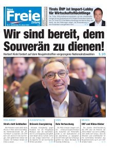 Wir sind bereit, dem Souverän zu dienen!