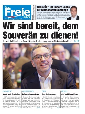 Wir sind bereit, dem Souverän zu dienen!