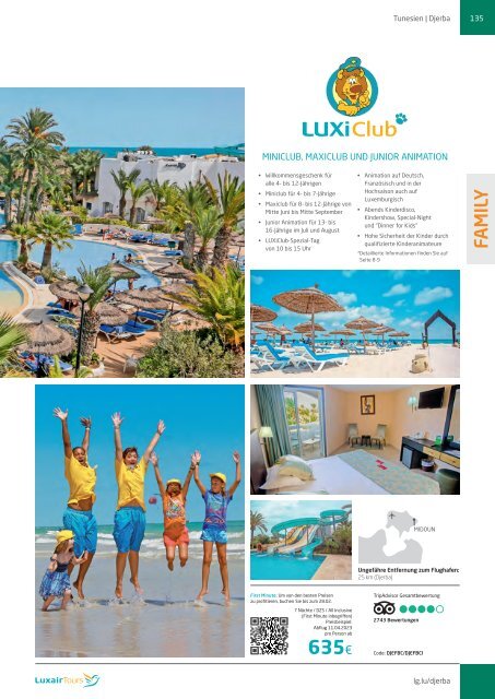 LuxairTours Vakanz Summer 2023 DE