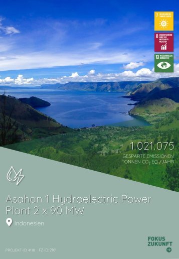 Projekt "CDM Wasserkraft Indonesien"