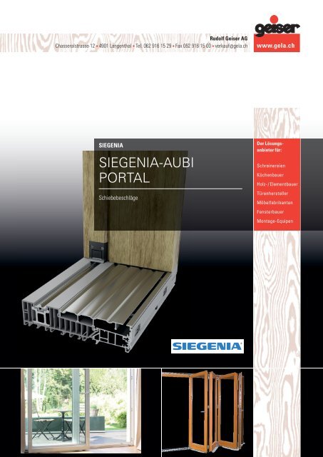 SIEGENIA Eco-Pass DEU