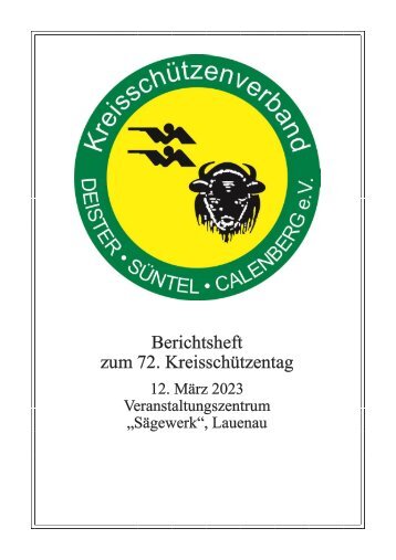Berichtsheft "Kreisschützentag 2023"