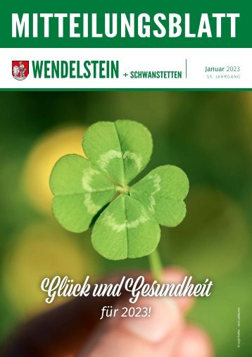 Mitteilungsblatt Wendelstein+Schwanstetten - Januar 2023