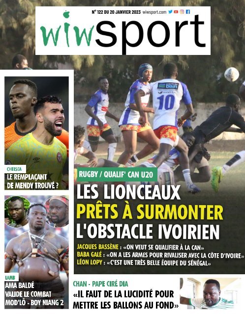 Journal wiwsport n122 - 20 janvier 2023