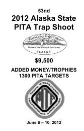 2012 Alaska State PITA Trap Shoot