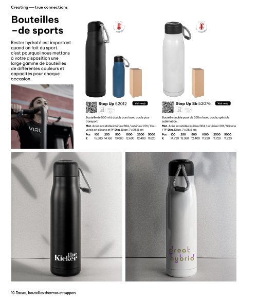 Tasses, bouteilles thermos et tuppers - FRA