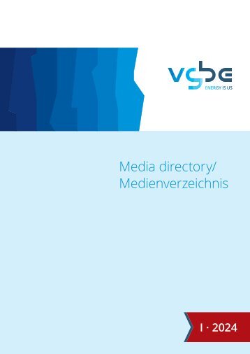 VGBE Media-Catalogue / Medienverzeichnis 2023-III (Juli 2023)