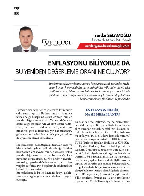 Metropol Dergisi 63. Sayı