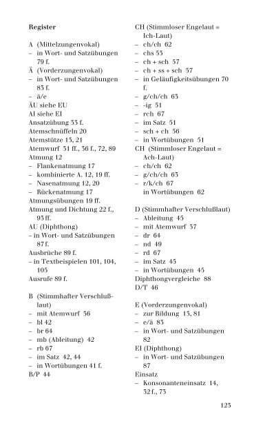 Wolf/Aderhold, Sprecherzieherisches Übungsbuch