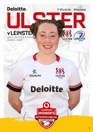 Vodafone-Womens-Interpro_Ulster Rugby Match Day Programme v Leinster