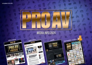 PRO AV MEDIA INFO 2023 ENGLISH