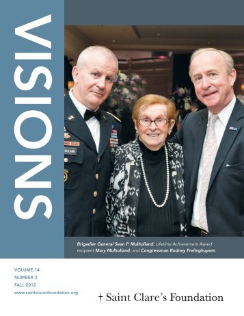 Visions - Fall 2012 - Saint Clare's Foundation