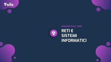 Master RETI E SISTEMI INFORMATICI