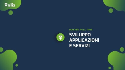 MASTER SVILUPPO APPLICAZIONI E SERVIZI