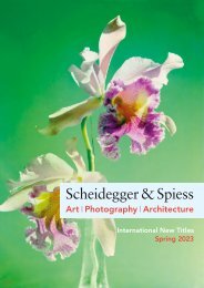 Scheidegger & Spiess International New Titles Spring 2023