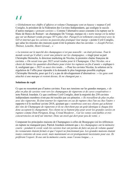 Panorama de presse quotidien du 24 01 23